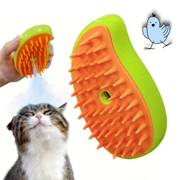 Cepillo para Mascotas - Vapor - Masajeador - Limpieza y Cuidado Animal RECARGABLE - Imagen 7
