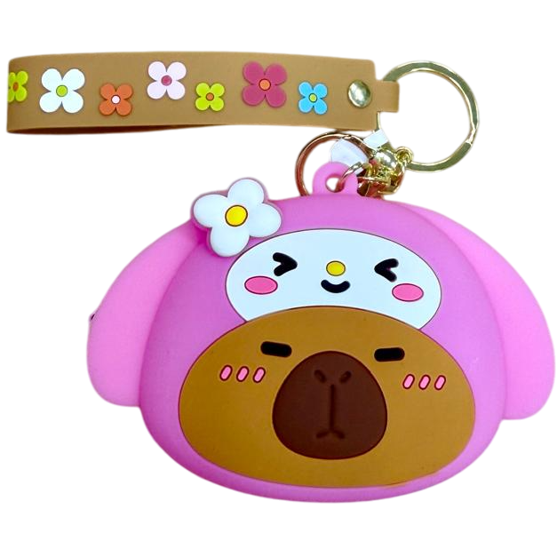 Llaveros c/ Monedero * Capybara Sanrio *