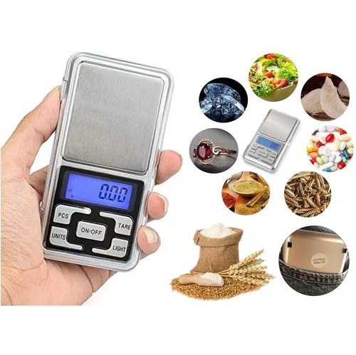 Balanza Gramera * Pocket c/ Tapa * 500 Gramos