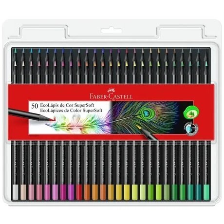 Lapices FABER CASTELL - SUPERSOFT x 50 Colores