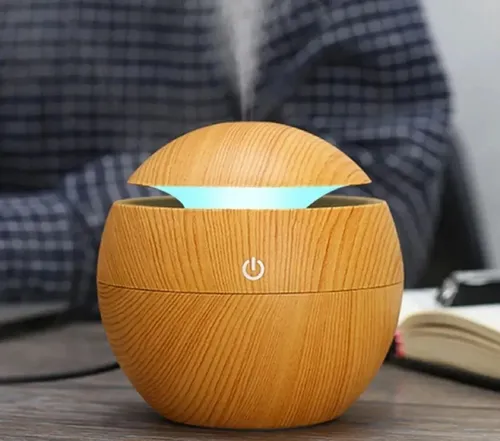 Humidificador * Madera * C/ Luz Led Aroma