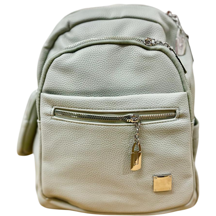 Mochila para Dama "CIERRE PLATEADO" (Excelente Calidad) 8006