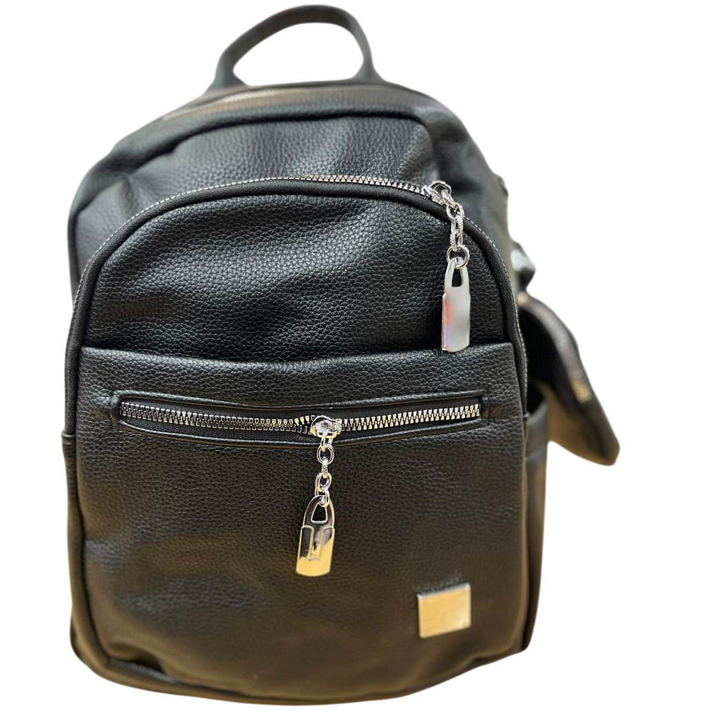 Mochila para Dama "CIERRE PLATEADO" (Excelente Calidad) 8006
