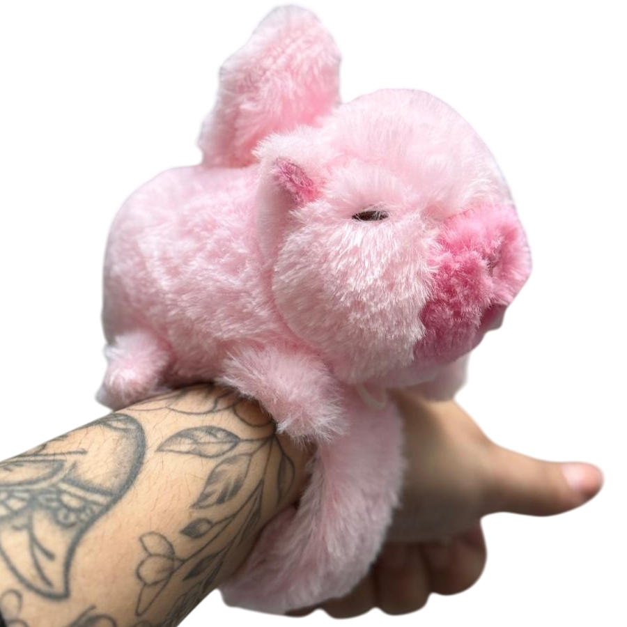 Peluches Capibara - Pulsera Rosa- (Mueve Colita)