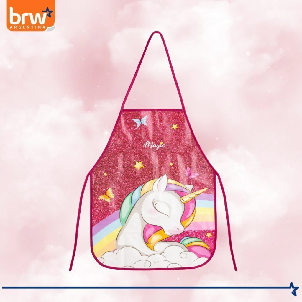 PINTORCITO BRW * UNICORNIO * PLÁSTICO INFANTIL