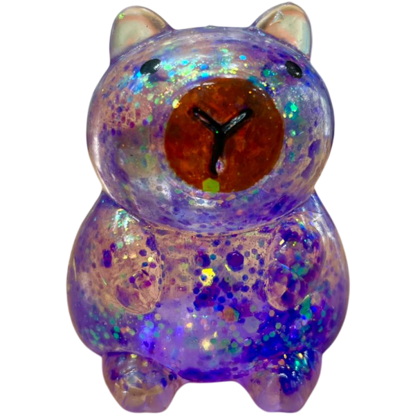 Juguete Sensorial "Capybara Gel Brillante" Squishy Antiestres