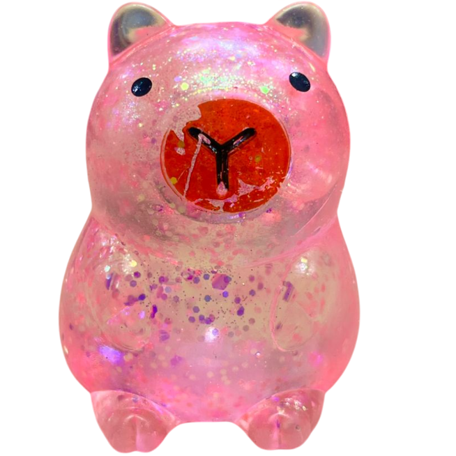 Juguete Sensorial "Capybara Gel Brillante" Squishy Antiestres