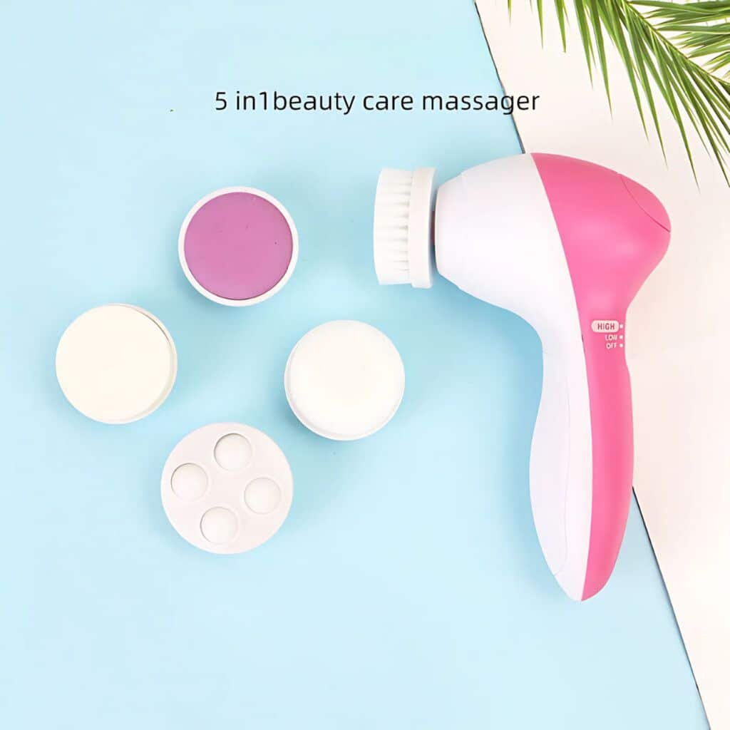 Cepillo Masajeador Exfoliante y Limpieza Facial 5 en 1 - Imagen 6