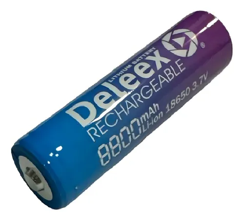 Pilas Recargables " 18650 DELEEX " 8800 Mah (x UNIDAD)