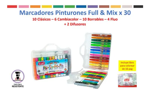 Valija Pinturones - FULL MIX DIFUMIO - (punta conica) - Imagen 3