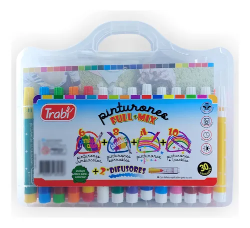 Valija Pinturones - FULL MIX DIFUMIO - (punta conica) - Imagen 2