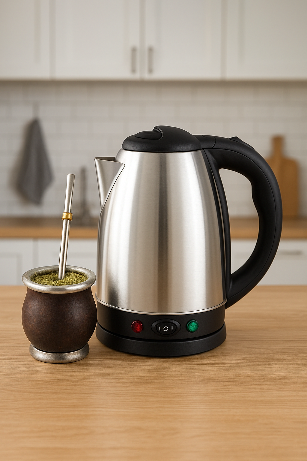 Pava Eléctrica * OM Con Corte de Mate * 2.0 LTS ACERO INOXIDABLE 2000W