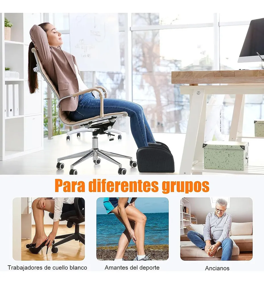 Maquina para Masajes de Pies y Piernas 5 Nodos * Alivia Dolor y Fatiga Muscular * Recargable - Calor - Imagen 5