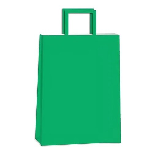 BOLSAS DE REGALO " VERDE " Tamaño 14 x 20 COLOR