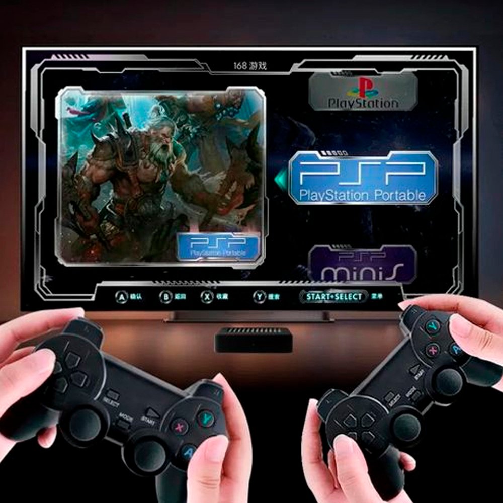 Nueva versión de Consola de Juegos ** X2 PLUS GAME STICK PLUS ** JUEGOS (Incluye 2 JOYSTICK) 53.000 Clásicos Modelo 2025 HDMI EMULADOR de 64GB 4K