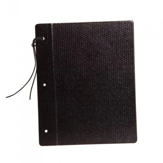 Tapa de Carpeta Escolar N3 " FIBRA NEGRA "