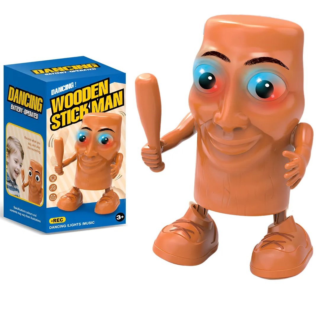 Juguete Bailarin - Tung Tung Sahur - Brainrot Italiano BAILA LUCES MUSICA