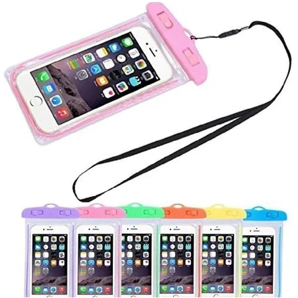 Funda Celular Sumergible / Salpicaduras - Táctil Cámara Dinero Llaves
