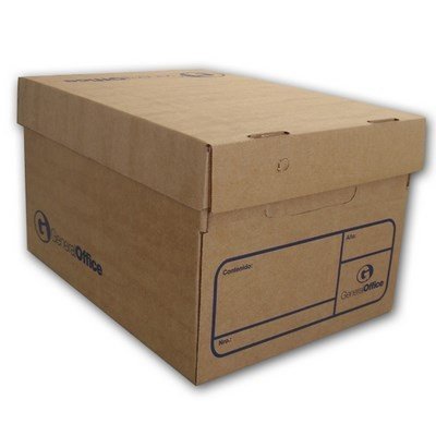 Caja Archivo Cartón 26 Cm OFICIO C/ Tapa