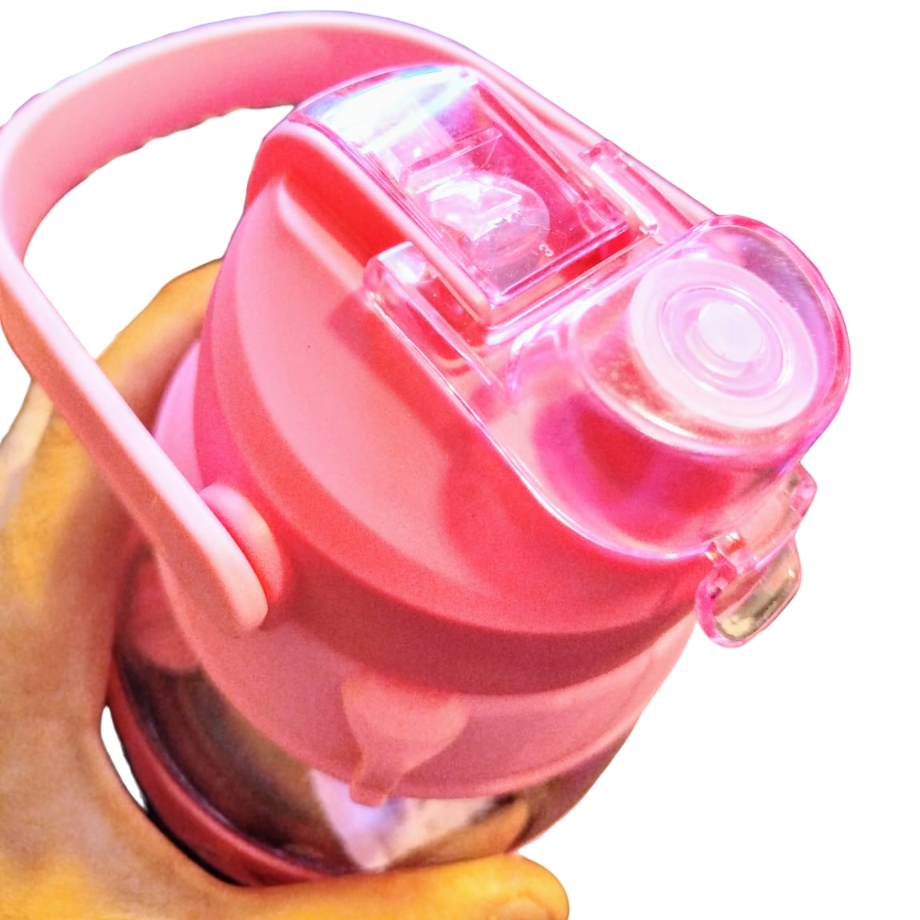 BOTELLA RIGIDA * MICKEY MOUSE * 1L DOBLE SISTEMA (Pico y botella) KAWAII