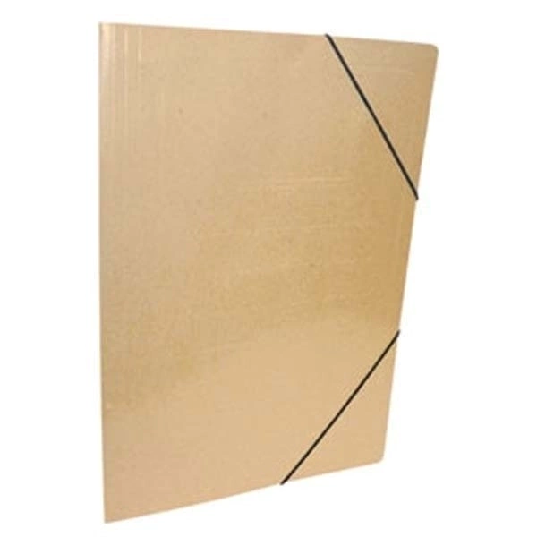 CARPETA CARTON A3 ** MARRON ** 3 SOLAPAS // DOBLE OFICIO //