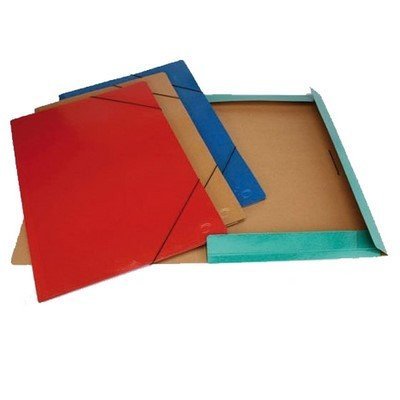 CARPETA 3 SOLAPAS "Colores" Plastificada C/ ELASTICO  OFICIO