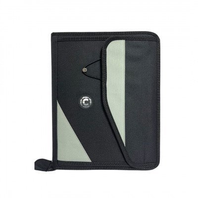 Carpetas 3 anillos C/ Cierre " Negra C/ Bolsillo" College * Cod 366*