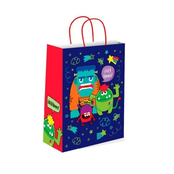 BOLSAS DE REGALO " MONSTER " Tamaño 22 X 30