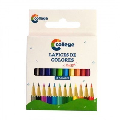 Lapices College x 12 Cortos