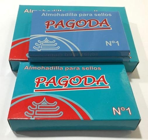 Almohadilla de METAL PAGODA para Sellos N° 1 (Chica)