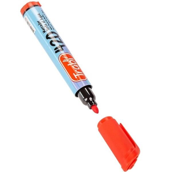 Marcador al Agua - TRABI 420 ROJO Punta Redonda - x UNIDAD