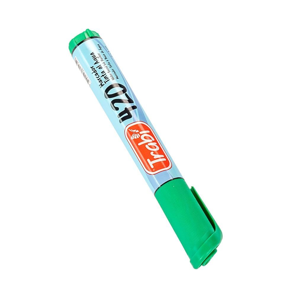 ||OFERTA EFECTIVO / TRANSFERENCIA|| Marcador al Agua ** Verde 420 (CAJA x 12) ** Punta Redonda Trabi