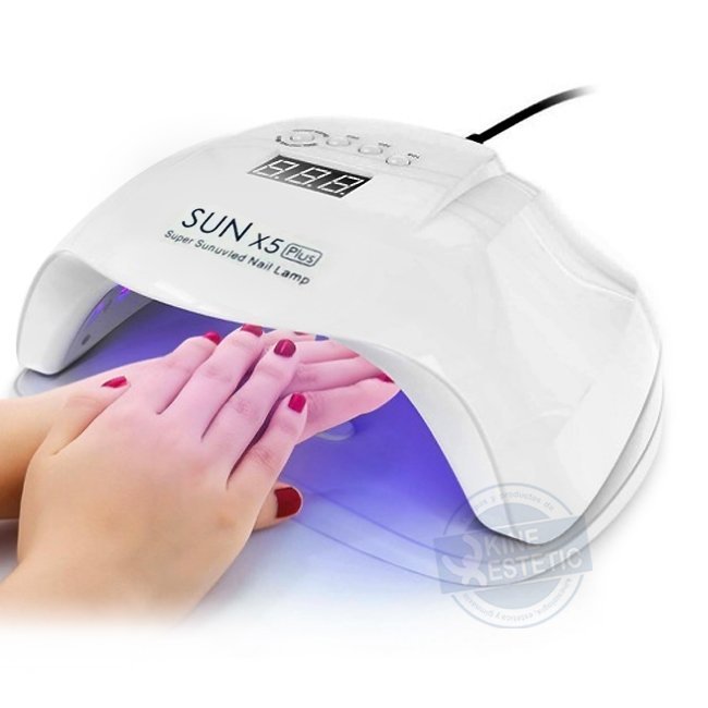 Cabina para Uñas 36 LEDS "SUN X5 Plus" 80w (CON BASE)