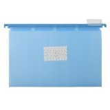 CARPETA COLGANTE " PVC CELESTE" CON VISOR