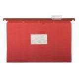 CARPETA COLGANTE " PVC ROJO" CON VISOR