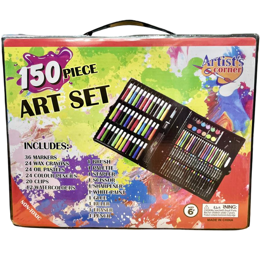SET DE ARTE * ARTIST CORNER * x 150 PIEZAS - VALIJA -