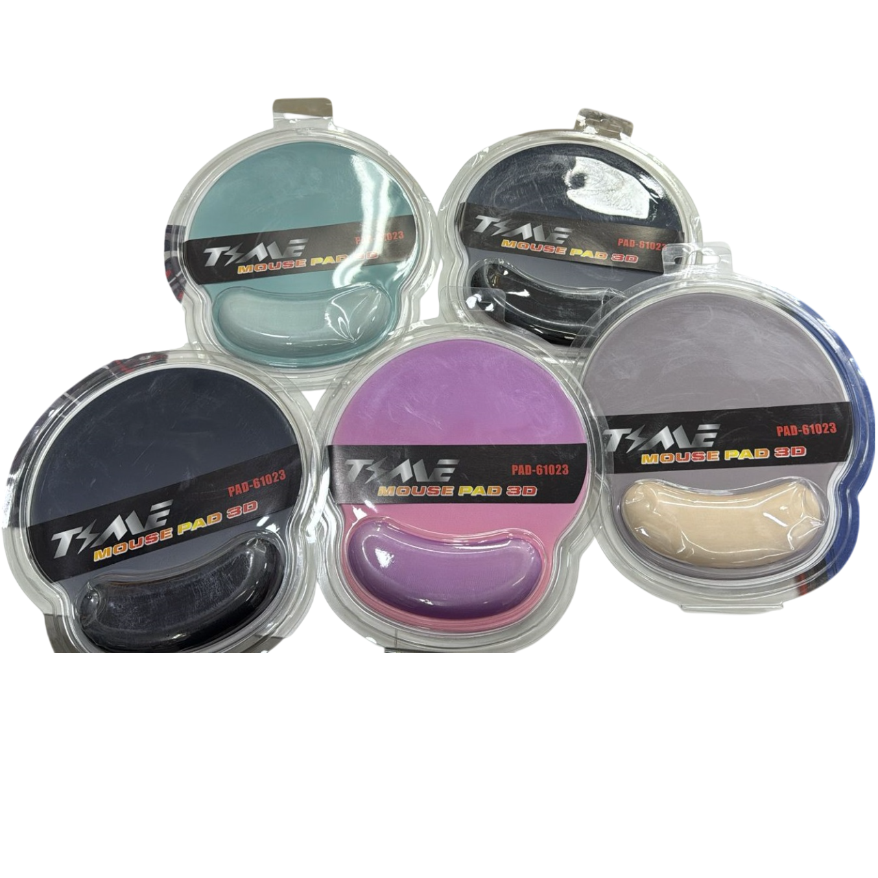 Pad para Mouse "Gel Con Apoya Muñeca TIME " Antideslizante