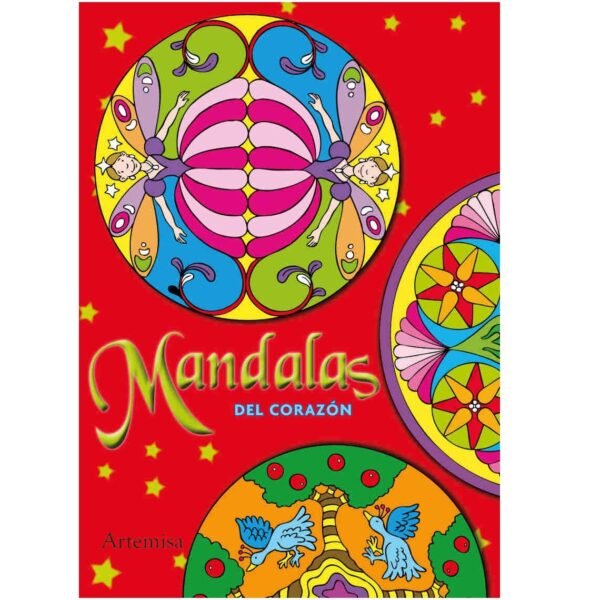 LIBROS PARA COLOREAR MANDALAS " del CORAZON " COLECCION DESCUBRIR 16 PAGINAS 24X17