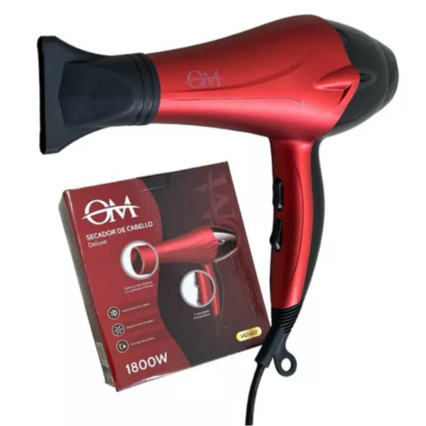 Secador de Pelo "OM DELUXE" 1800W