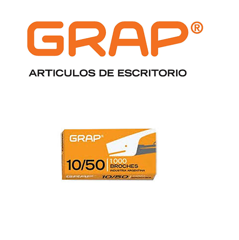 BROCHES PARA ABROCHADORA " GRAP " 10/50 (NUMERO 10)