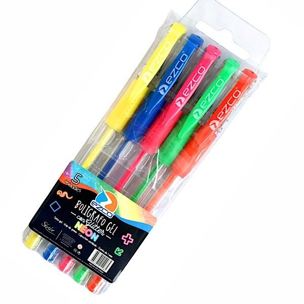 LAPICERAS EN GEL * FLÚO *  EZCO X 5