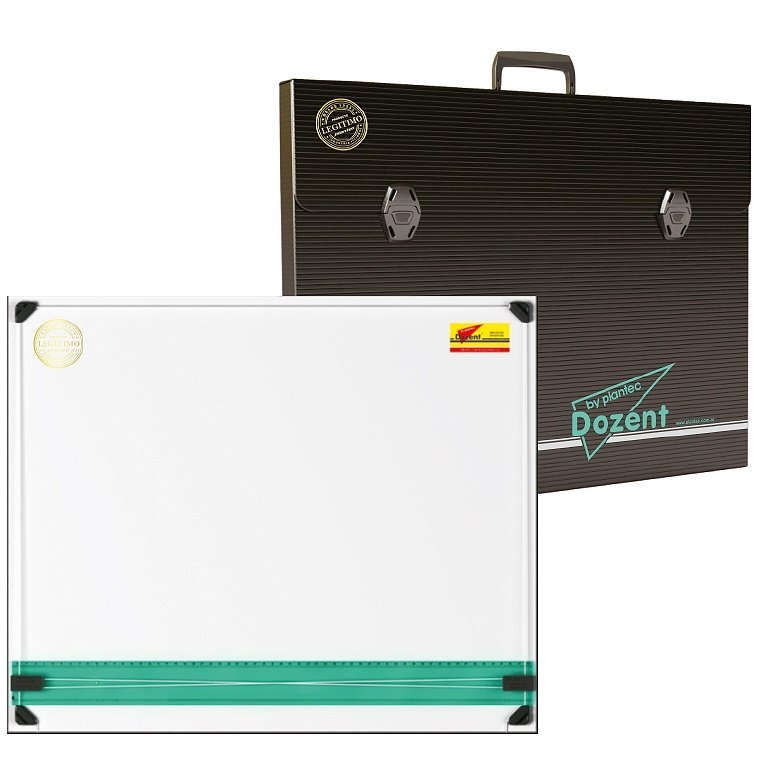 Tablero Laminado Dozent " 50 x 60 " con Paralela y Maletín