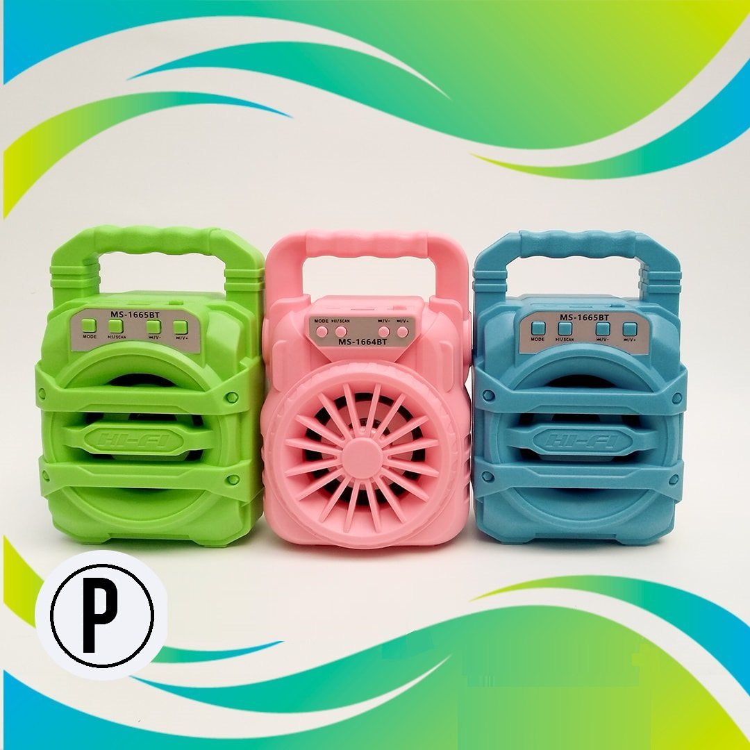 Parlante HI-FI " PASTEL " Bluetooth Inalámbrico C/ LUZ + Entrada USB