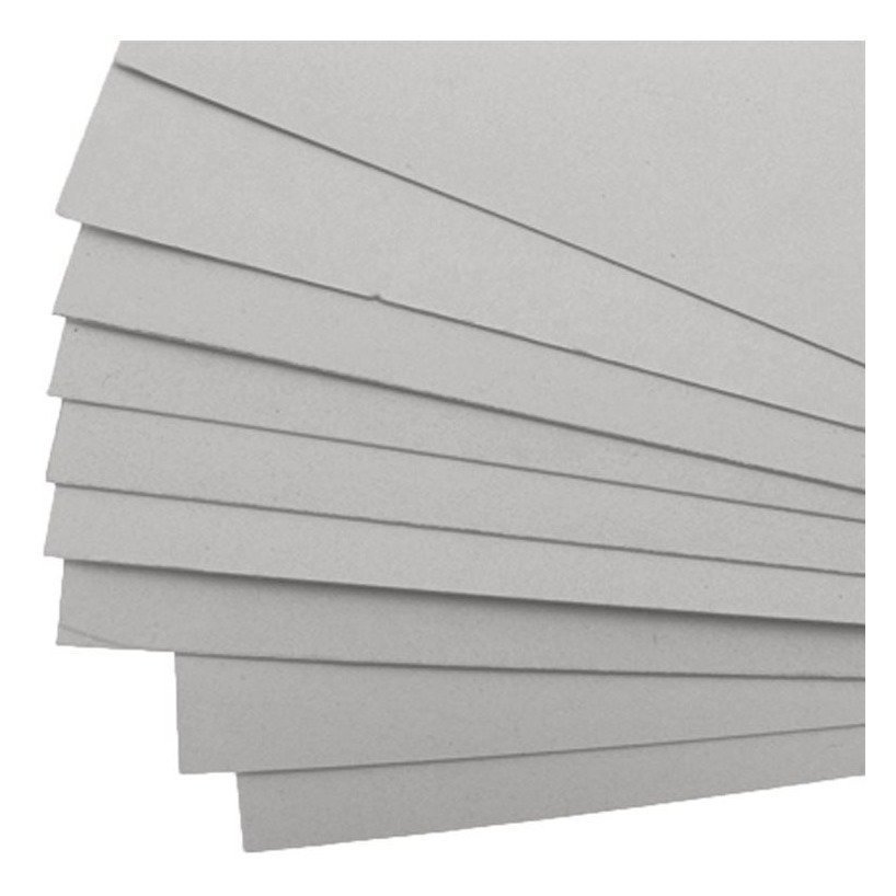Cartón Gris En Plancha 2mm 70x100 (Unidad)
