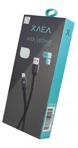 Cable USB * XAEA WOLVERINE V8 * - Carga Ultra Rapida - Micro USB 1 mts 4.4A (Similar al Original)