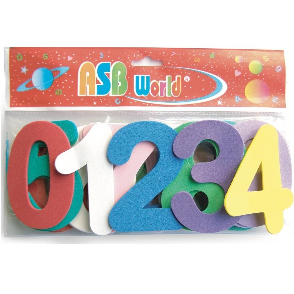 Aplicaciones en Goma Eva " Numeros "