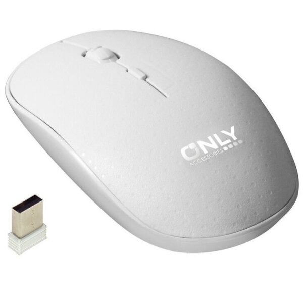MOUSE INALAMBRICO " ONLY BLANCO " MOD Q5