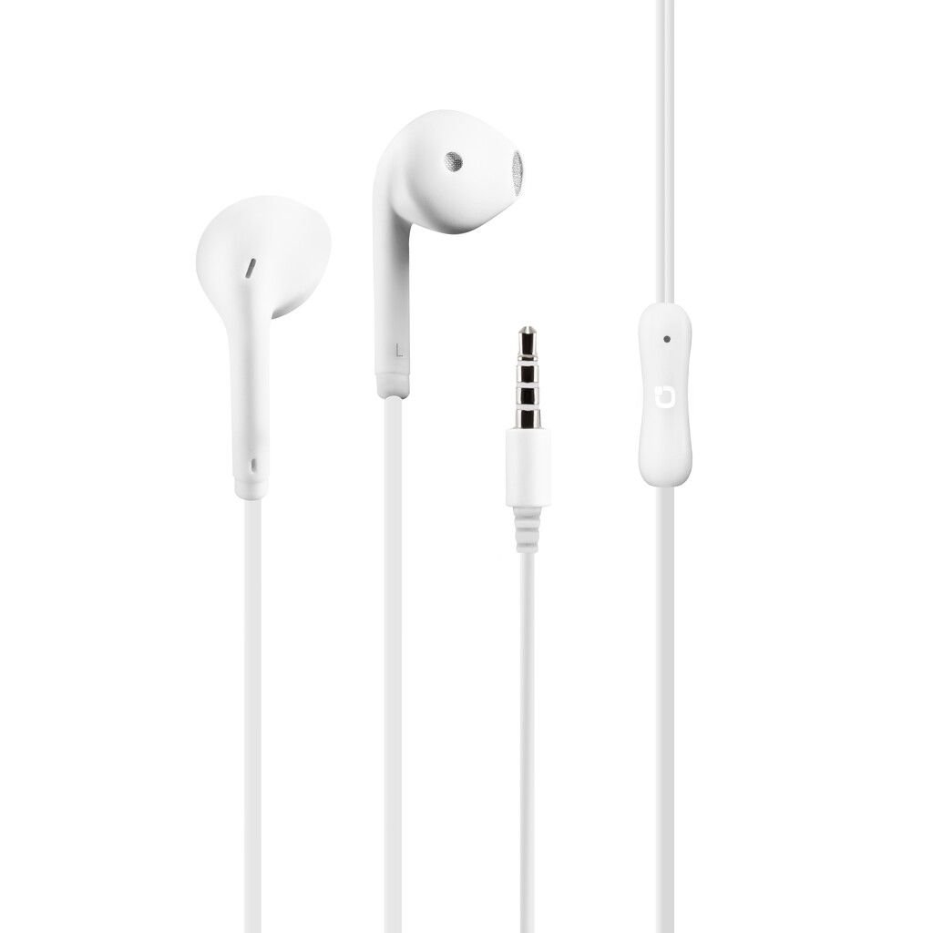 Auriculares ONLY ** SUMMER BLANCO ** c/ Micrófono - (TIPO SAMSUNG - SIN GOMITA)