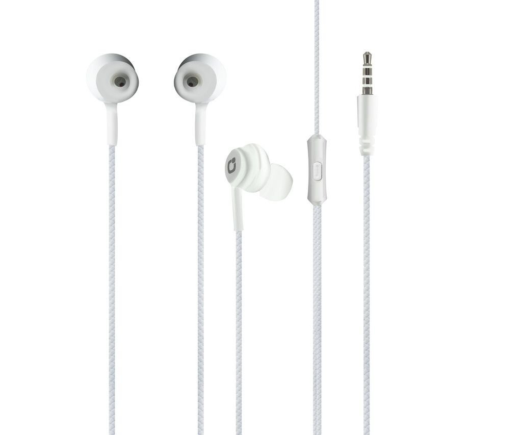 Auriculares Reforzados ** ONLY MOD 17 BLANCO ** c/ Micrófono (Entelado) - Calidad de sonido -