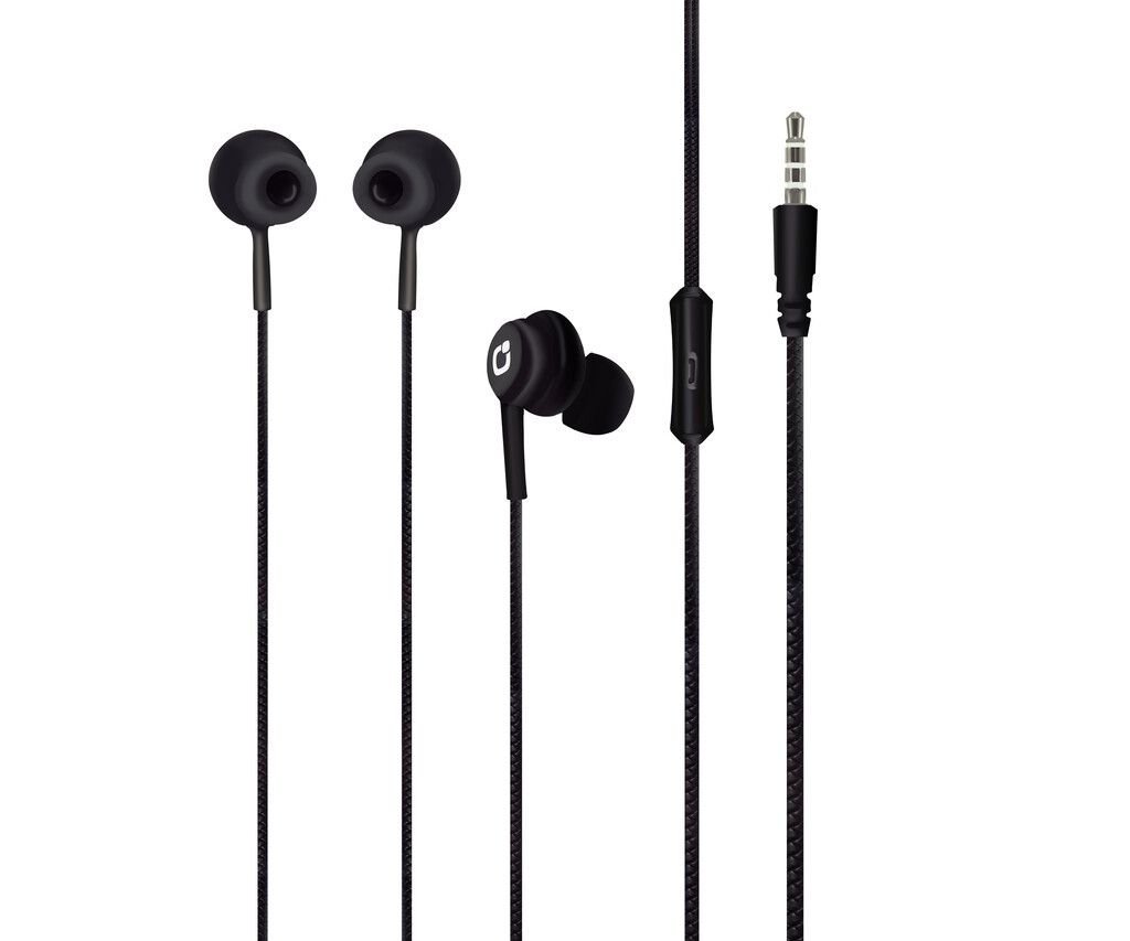 Auriculares Reforzados ** ONLY MOD 17 NEGRO ** c/ Micrófono (Entelado) - Calidad de sonido -